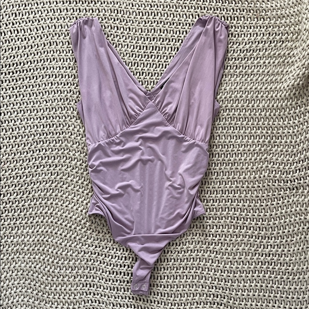Express Light Purple Body Contour Body Suit